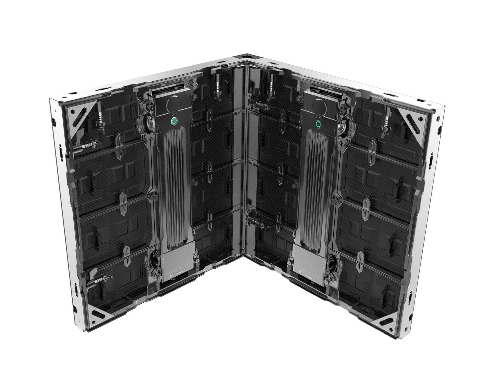 Seamless 90° corner installation
