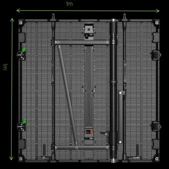 Carbon fibre led screen