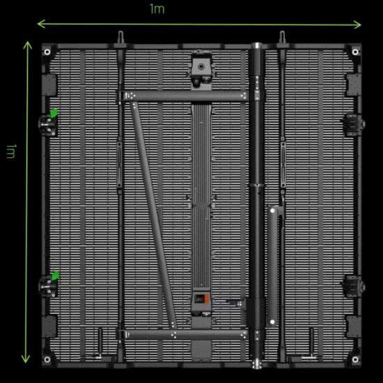 Carbon fibre led screen