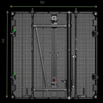 Carbon fibre led screen